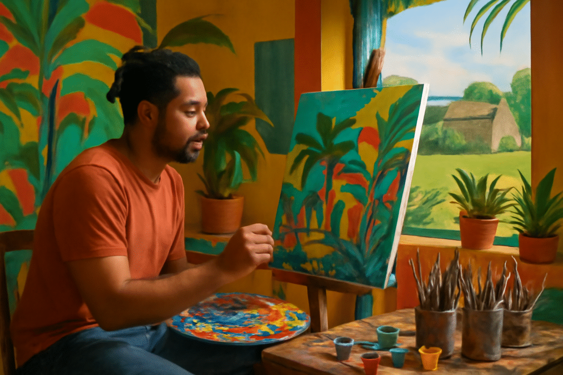 découvrez alex godard, un artiste aux nombreux talents, qui puise son inspiration entre la beauté de la guadeloupe et la richesse du brionnais. son parcours artistique unique fusionne cultures et styles, offrant une expérience créative inégalée.