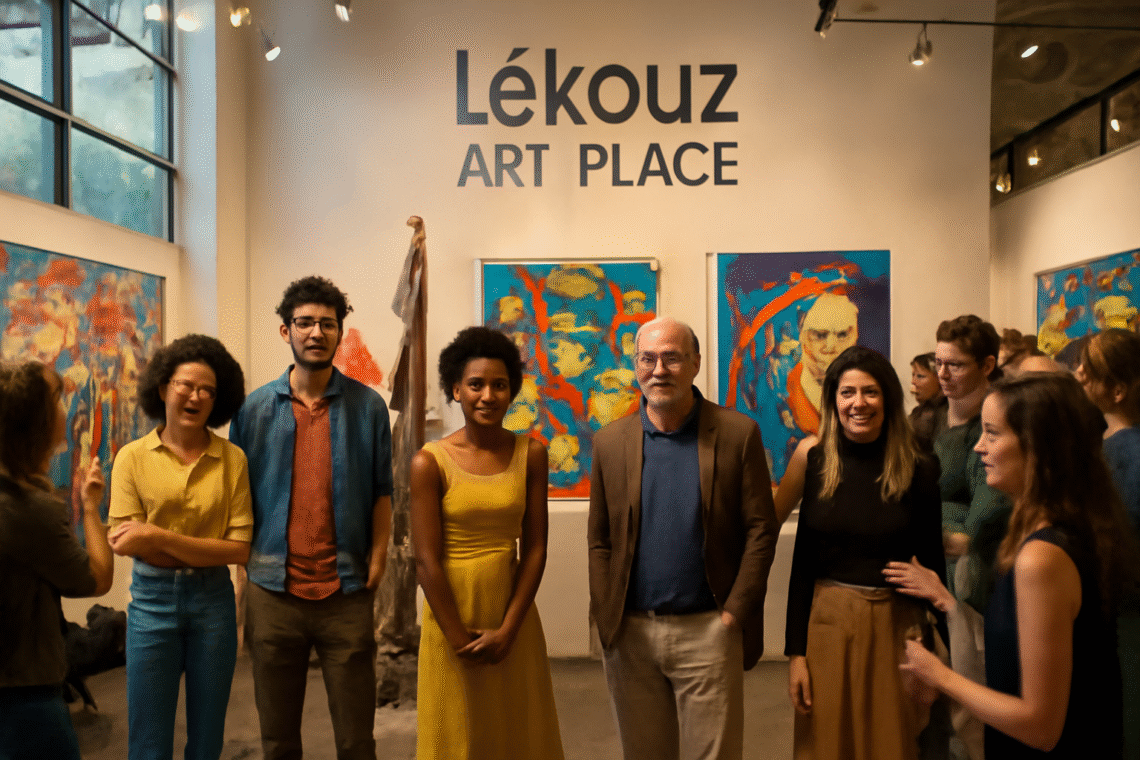 découvrez l'inauguration du lékouz art place, un espace dédié à la créativité qui présente une exposition collective mettant en lumière le talent d'artistes émergents et établis. plongez dans un univers artistique riche et varié lors de cet événement incontournable.