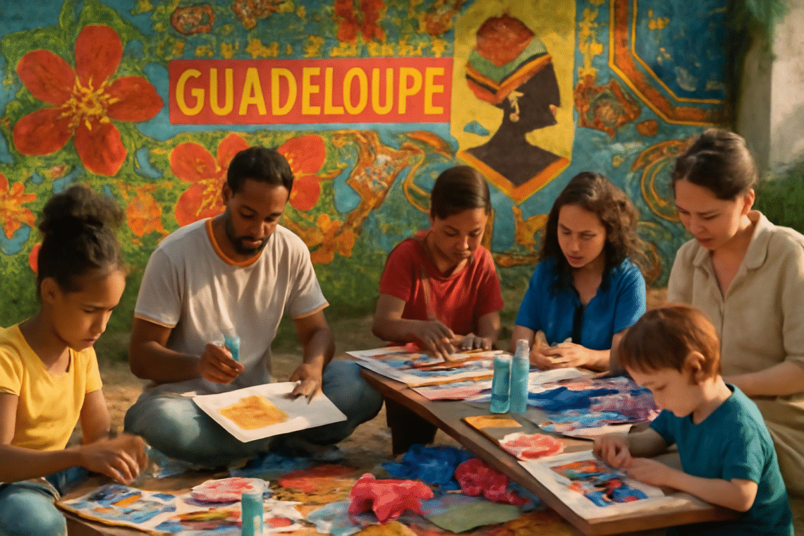 participez à des ateliers créatifs uniques autour du mur de guadeloupe, animés par l'artiste steek. une expérience immersive pour explorer votre créativité tout en découvrant les richesses culturelles de la région.