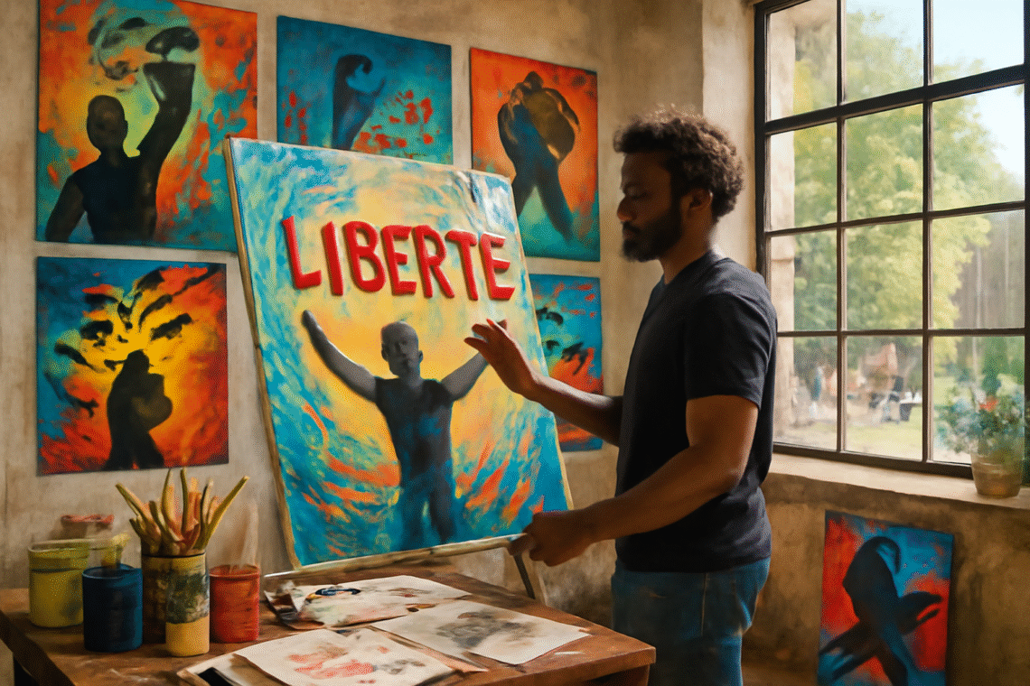 explorez l'univers de kenny dunkan, un artiste engagé qui utilise son art pour revendiquer la véritable liberté. plongez dans ses créations inspirantes et découvrez comment il aborde des thèmes de justice sociale et d'émancipation à travers sa passion artistique.