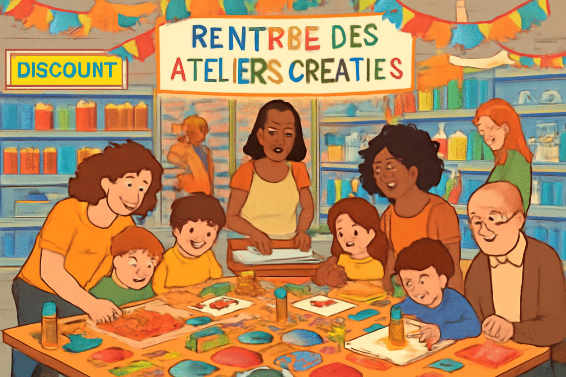 découvrez la rentrée des ateliers créatifs chez papeterie discount ! rejoignez-nous pour des sessions inspirantes où la créativité s'exprime à travers le papier. que vous soyez débutant ou expert, retrouvez des activités variées qui stimuleront votre imagination et vous aideront à réaliser vos projets artistiques. inscrivez-vous dès maintenant et donnez vie à vos idées !