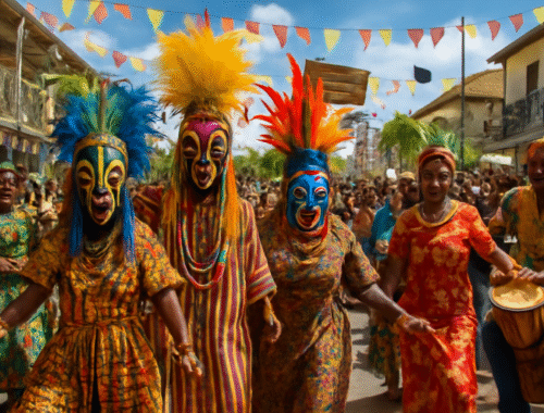 rejoignez-nous pour la semaine culturelle africaine en guadeloupe, une célébration vibrante des masques et du carnaval du 28 février au 6 mars. immersion dans la richesse des traditions africaines à travers des spectacles, des ateliers et des défilés colorés. ne manquez pas cet événement festif et enrichissant !