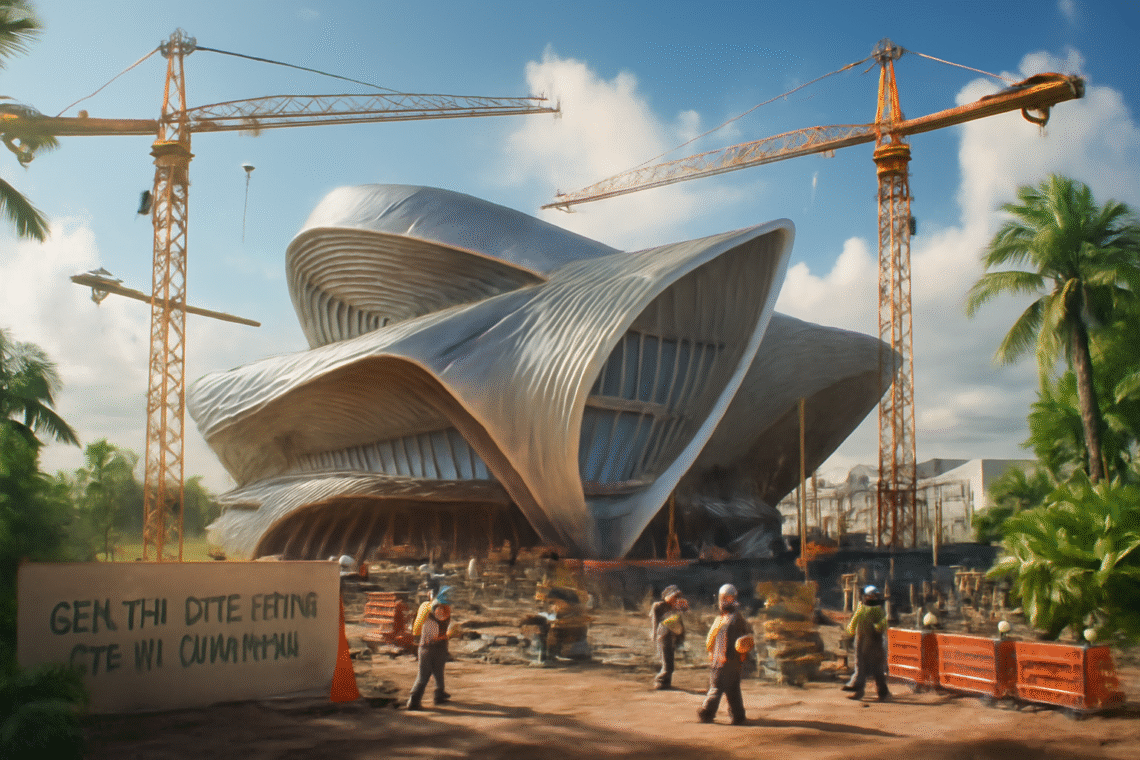 découvrez le futur centre des arts et de la culture de pointe-à-pitre, dont les travaux débuteront au quatrième trimestre 2024. un espace dédié à la création, à l'expression artistique et à la vie culturelle de la région.