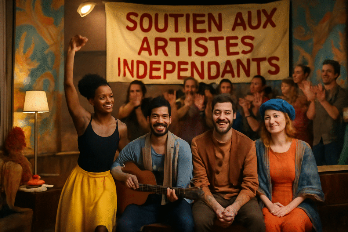 découvrez comment notre initiative soutient les artistes et collectifs indépendants dans le secteur du spectacle vivant, en leur offrant des ressources, des formations et des opportunités de visibilité pour favoriser leur créativité et leur engagement artistique.
