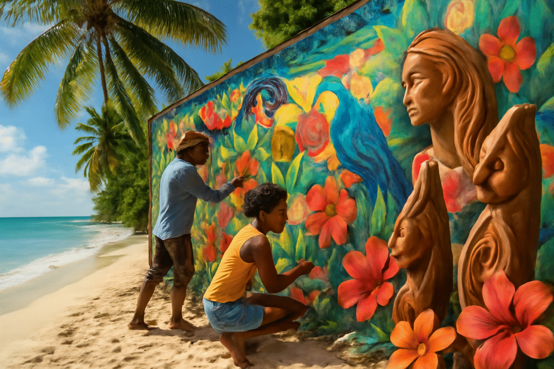 découvrez arts en transit, un projet immersif qui vous plonge au cœur de la guadeloupe à travers ses richesses artistiques. explorez la culture locale, vivez des performances uniques et laissez-vous inspirer par la beauté des créations authentiques des artistes locaux.