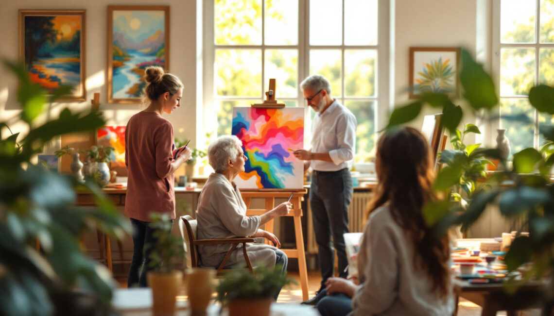 découvrez comment le programme ‘art, culture et alzheimer’ éveille les sens et stimule la mémoire grâce à des ateliers artistiques adaptés aux personnes atteintes de la maladie d’alzheimer.