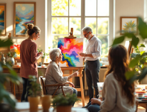 découvrez comment le programme ‘art, culture et alzheimer’ éveille les sens et stimule la mémoire grâce à des ateliers artistiques adaptés aux personnes atteintes de la maladie d’alzheimer.
