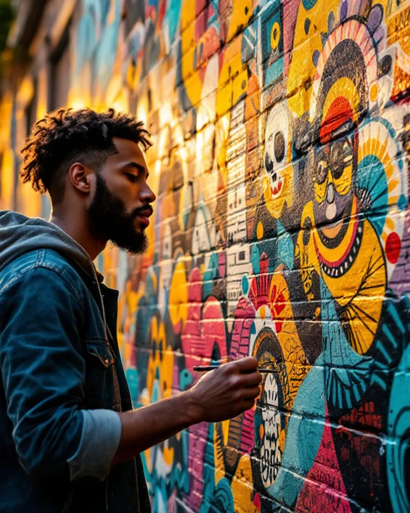 Shuck One, l'artiste graffeur : 'Connaître sa propre histoire, clé pour dialoguer avec l'autre
