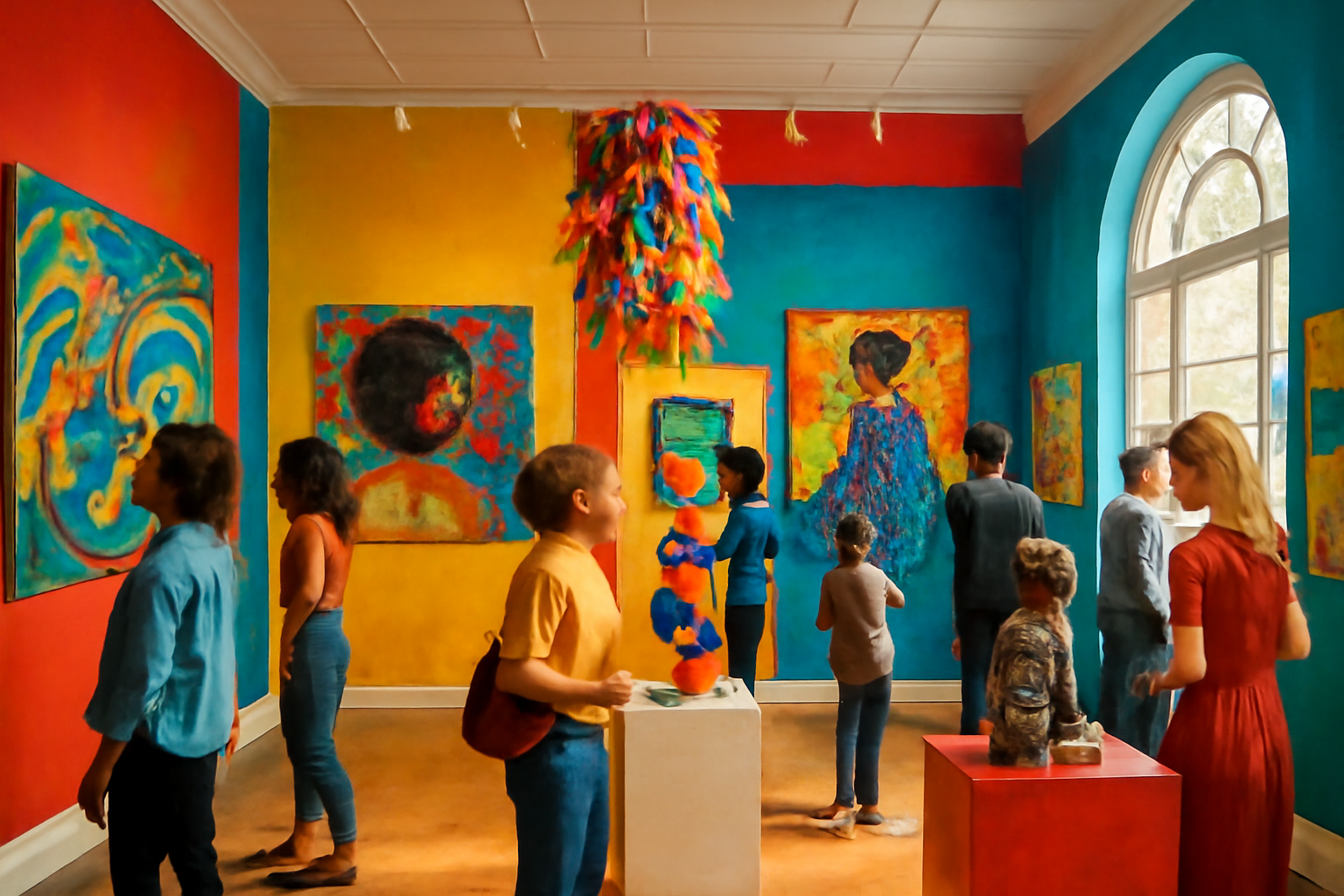 découvrez 'koulè samblé', une exposition captivante mettant en lumière le talent des femmes artistes. plongez dans un univers visuel enchanteur où la créativité et l'émotion s'entrelacent pour célébrer la diversité et l'expression artistique féminine.