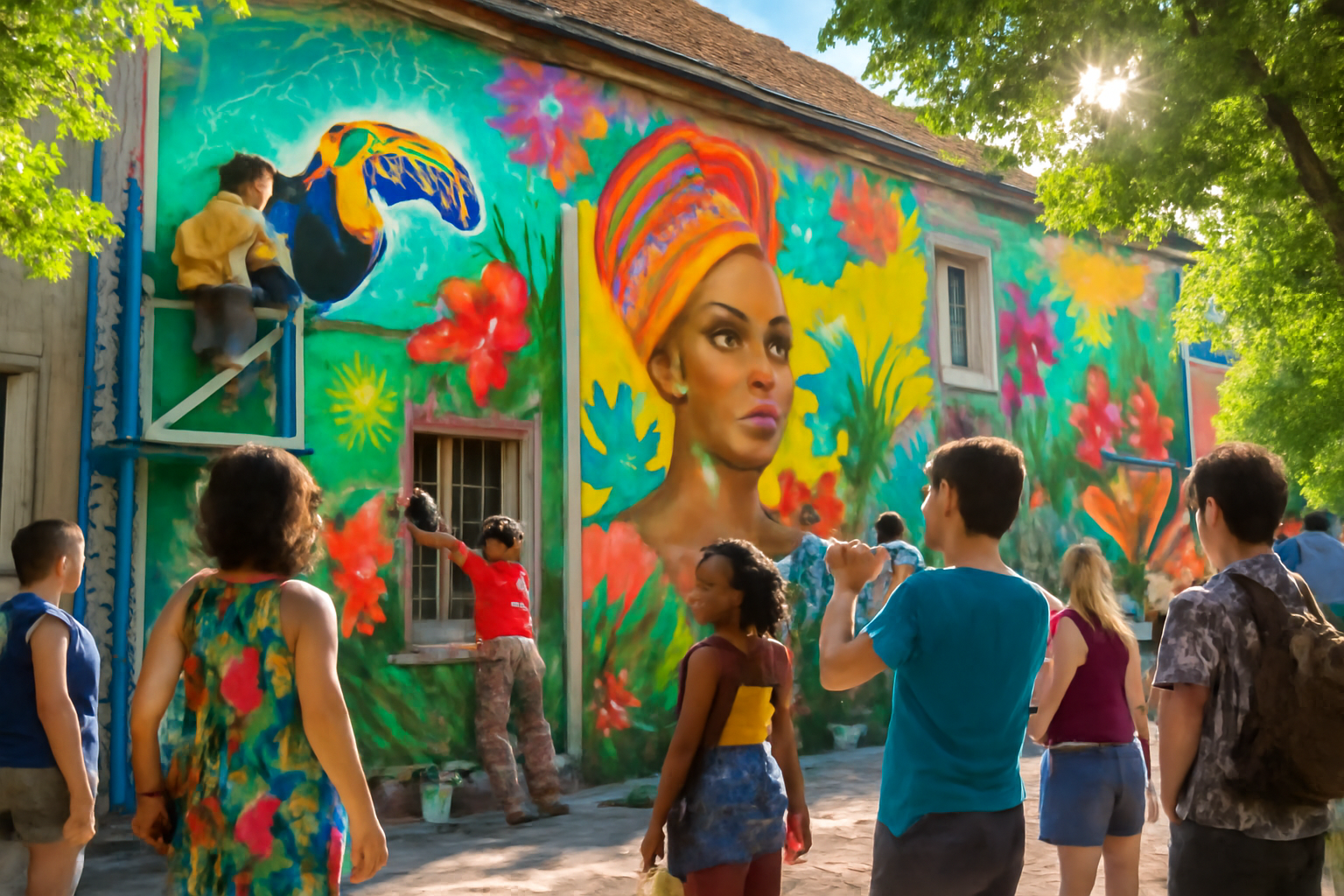 découvrez le festival street art, qui fait escale à la ferté-macé après son succès en guadeloupe. une explosion de créativité et d'art urbain vous attend, avec des œuvres époustouflantes et des performances d'artistes talentueux. ne manquez pas cet événement unique qui célébrera la culture et l'innovation artistique en plein air.