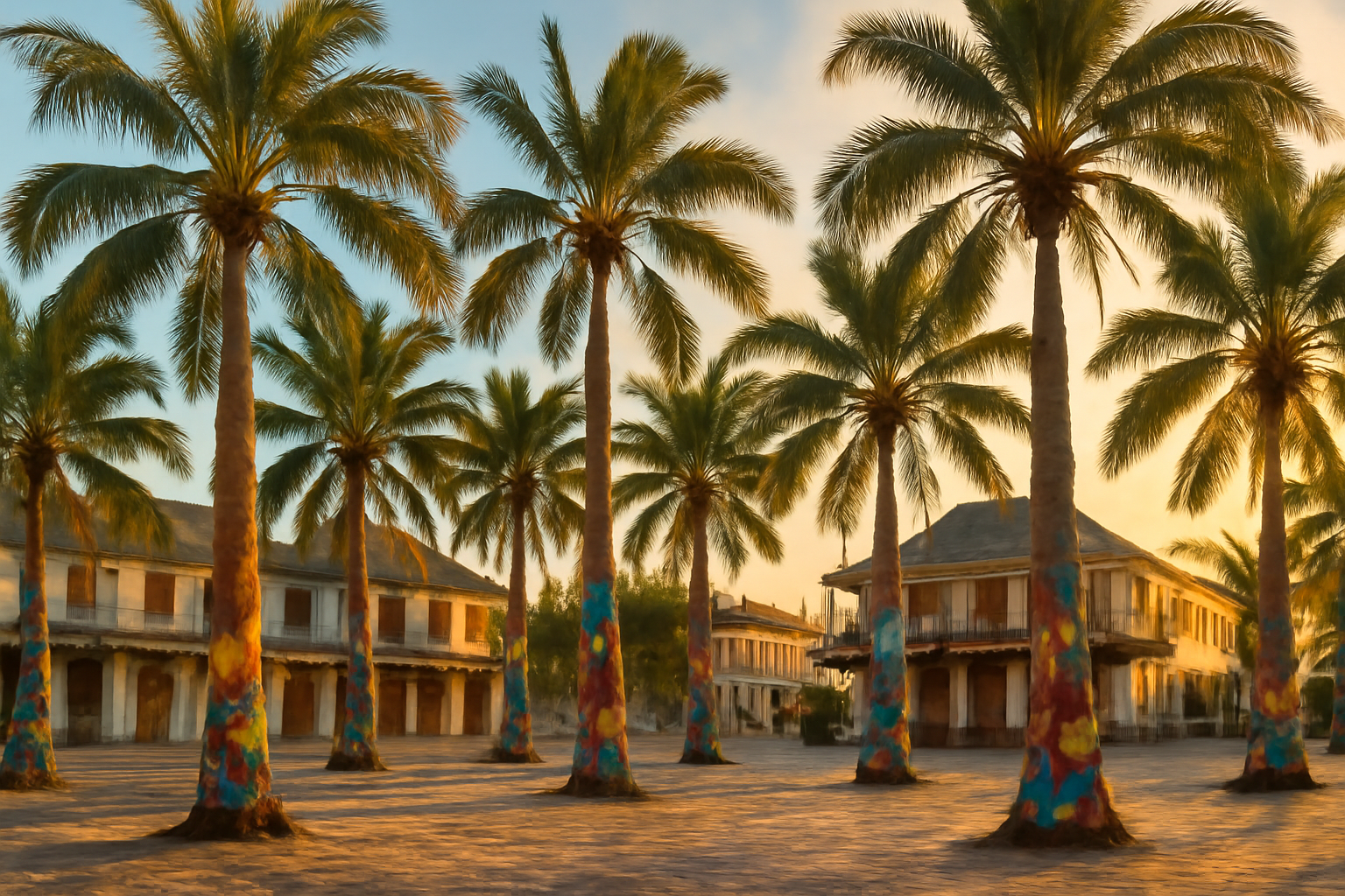 découvrez comment kilti art sublime la place de la victoire en décorant onze magnifiques palmiers avec une touche de créativité unique. plongez dans un univers artistique où la nature et l'art se rencontrent pour égayer cet espace emblématique.