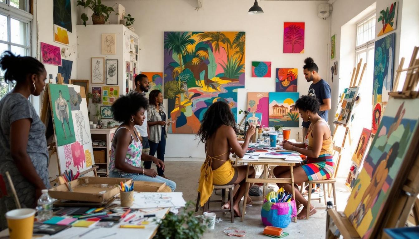 découvrez la résidence artistique à la cité des arts, un projet collaboratif fascinant mettant en lumière la richesse culturelle de la guadeloupe. explorez les échanges créatifs entre artistes locaux et internationaux tout en célébrant l'histoire et la diversité de cette île caribéenne.