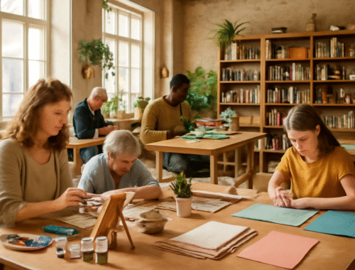 participez aux ateliers créatifs de dalbe et libérez votre créativité ! que vous soyez débutant ou artiste confirmé, venez explorer différentes techniques artistiques et éveiller votre sens artistique dans une ambiance conviviale et inspirante.